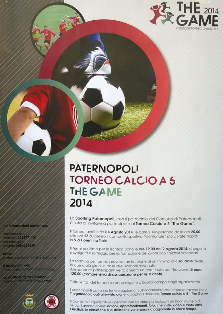 agosto2014 torneo calcio a 5